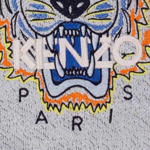 Baby Marled Blue Tiger 20 Sweat 71037 by Kenzo from Hurleys