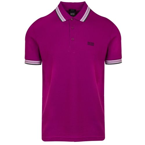 Athleisure Mens Pink Paddy Regular Fit S/s Polo Shirt 38743 by BOSS from Hurleys