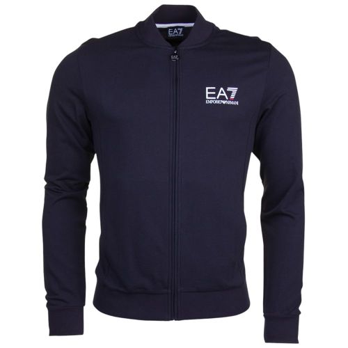 Mens Night Blue Train Core ID Zip Sweat Top 6933 by EA7 from Hurleys