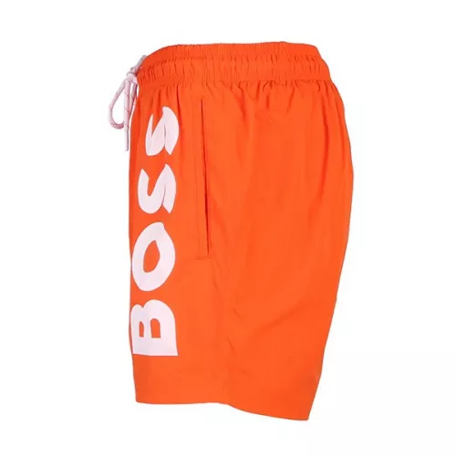 BOSS Swim Shorts Mens Bright Orange Octopus | Hurleys