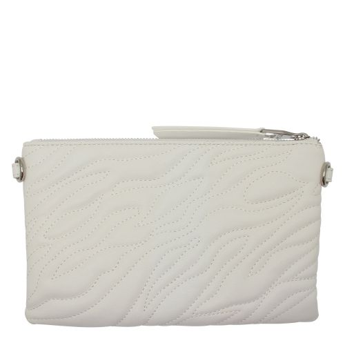 Womens White Animal Quilted Pouch Crossbody Bag 55113 by Versace Jeans Couture from Hurleys