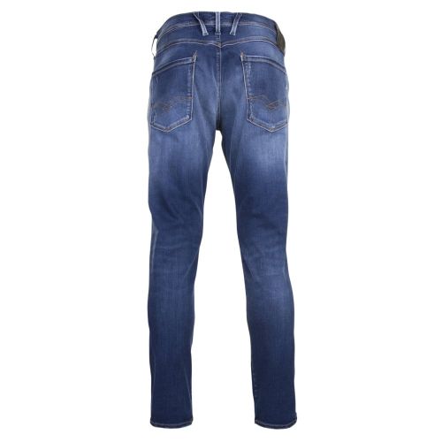 Mens Blue Wash Anbass Hyperflex Slim Fit Jeans 24859 by Replay from Hurleys