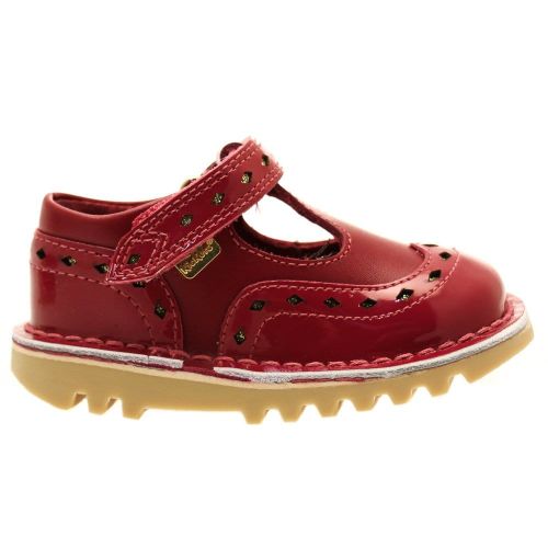 Infant Dark Red & Gold Kick T Diamond (5-11) 23060 by Kickers from Hurleys