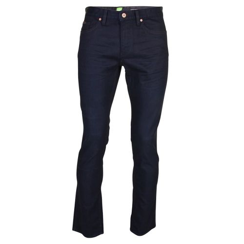 Mens Dark Blue Wash C-Delaware1 Slim Fit Jeans 9583 by BOSS from Hurleys
