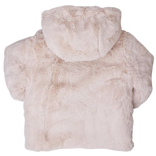 Girls Beige Reversible Faux Fur Jacket 12807 by Mayoral from Hurleys