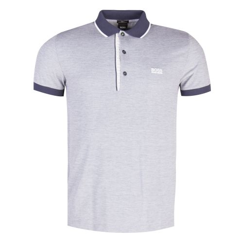 Athleisure Mens White Paule 4 Slim S/s Polo Shirt 26676 by BOSS from Hurleys