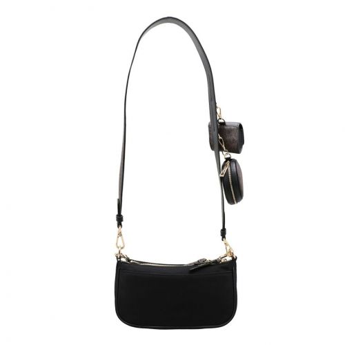 Womens Black Medium MF Pouch Crossbody Bag With Strap 96605 by Michael Kors from Hurleys