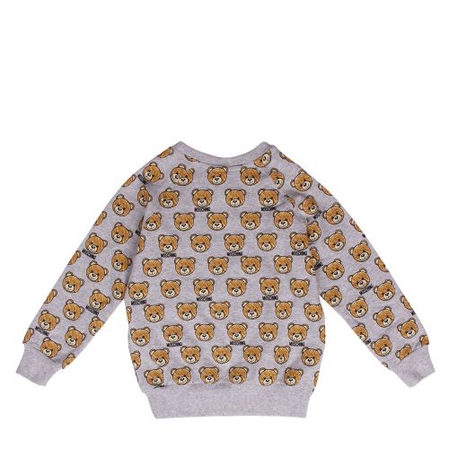Boys Grey Melange Toy Print Crew Sweat Top 36120 by Moschino from Hurleys