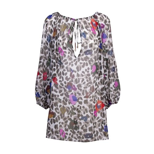 Womens Ivory Wilderness Lunora Balloon Sleeve Cover Up 54701 by Ted Baker from Hurleys