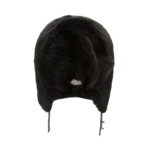 Girls Black Jockey Shearling Hat 90116 by Parajumpers from Hurleys