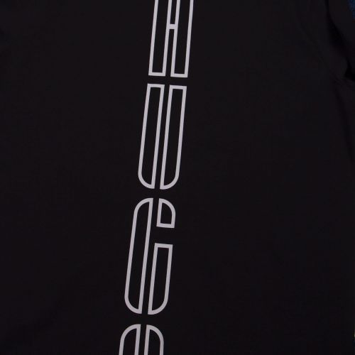 Mens Black Darlon203 Logo S/s T Shirt 74153 by HUGO from Hurleys