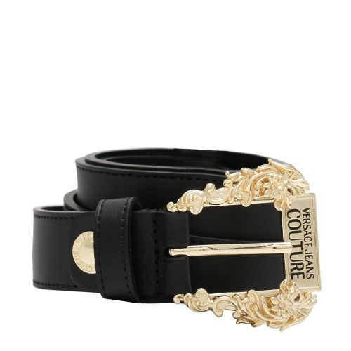 Womens Black Elegant Buckle Belt 90427 by Versace Jeans Couture from Hurleys