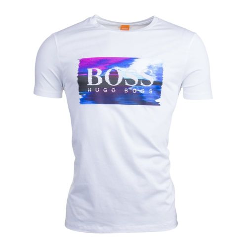 Mens White Typical 2 S/s T Shirt 13013 by BOSS from Hurleys