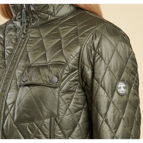 Lifestyle Womens Olive Filey Quilted Jacket 12464 by Barbour from Hurleys