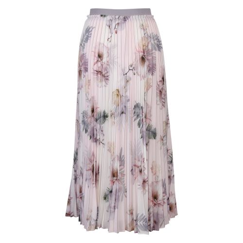 Womens Pale Pink Maziiy Woodland Pleated Skirt 54955 by Ted Baker from Hurleys