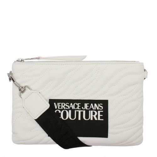 Womens White Animal Quilted Pouch Crossbody Bag 55109 by Versace Jeans Couture from Hurleys