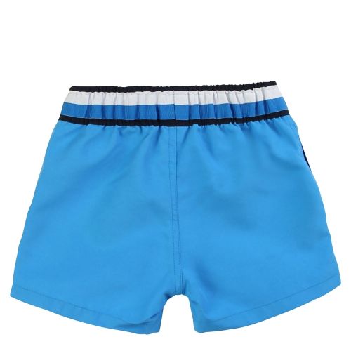 Toddler Bright Blue Magic Print Swim Shorts 56012 by BOSS from Hurleys