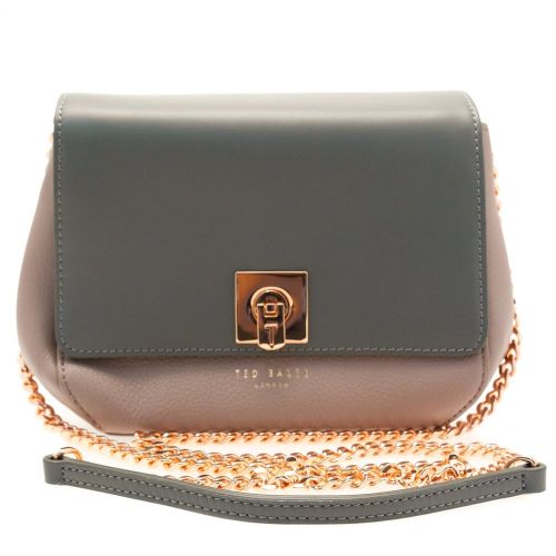 Womens Gunmetal Chelsee Colour Block Trapeze Small Cross Body Bag 63038 by Ted Baker from Hurleys