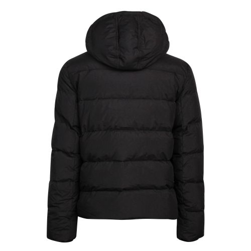 Mens Black Spoutnic Padded Hooded Jacket 49013 by Pyrenex from Hurleys