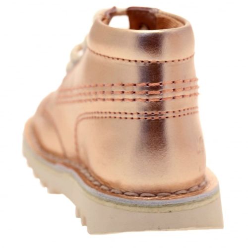 Infant Rose Gold Kick Hi (5-12) 46989 by Kickers from Hurleys