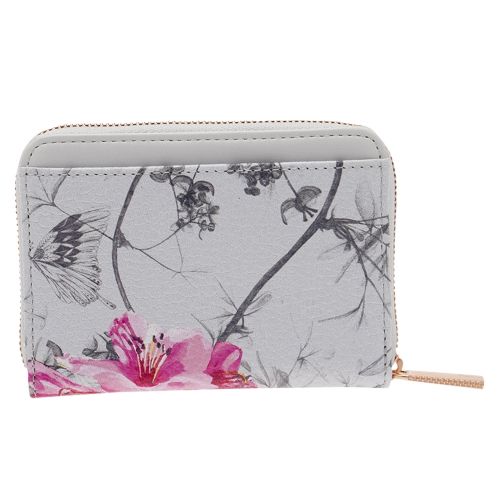 Womens Grey Inna Babylon Zip Around Small Purse 30210 by Ted Baker from Hurleys