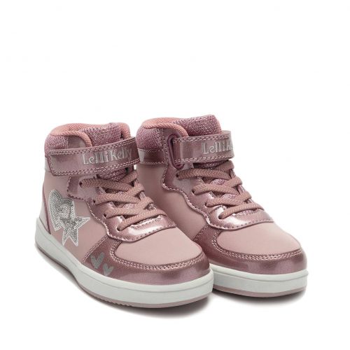Girls Blush Pink Paula Star Trainers (25-35) 97015 by Lelli Kelly from Hurleys