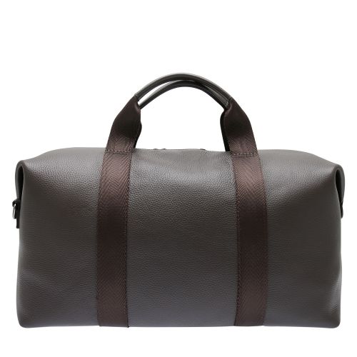 Mens Chocolate Holding Leather Holdall 50966 by Ted Baker from Hurleys