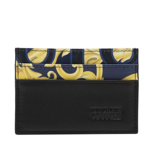 Mens Dark Navy Baroque Logo Card Holder 51189 by Versace Jeans Couture from Hurleys