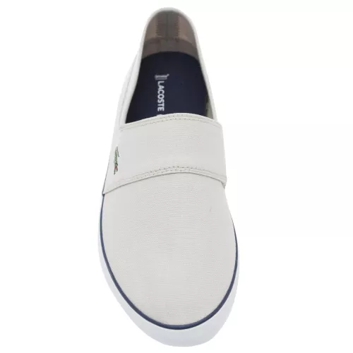 Mens Natural Marice Canvas Slip-Ons 27936 by Lacoste from Hurleys