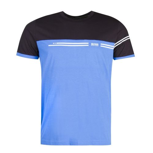 Athleisure Mens Black/Blue Tee 11 S/s T Shirt 26645 by BOSS from Hurleys