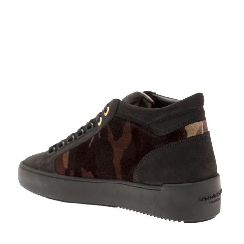 Mens Black & Camo Propulsion Mid Trainers 30432 by Android Homme from Hurleys