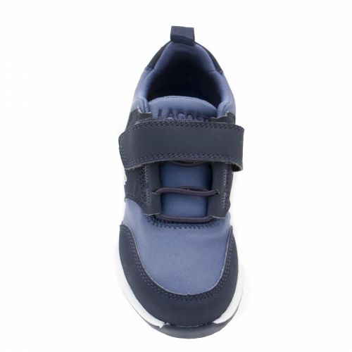 Child Navy & Blue L.ight 318 Trainers (10-1) 33799 by Lacoste from Hurleys