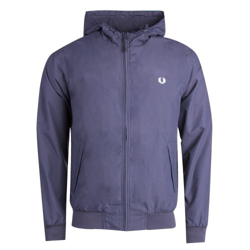 Mens Dark Airforce Brentham Hooded Jacket 32034 by Fred Perry from Hurleys