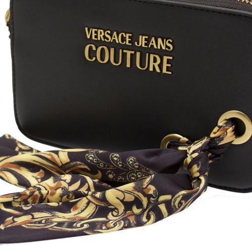 Womens Black Baroque Scarf Camera Bag 91809 by Versace Jeans Couture from Hurleys