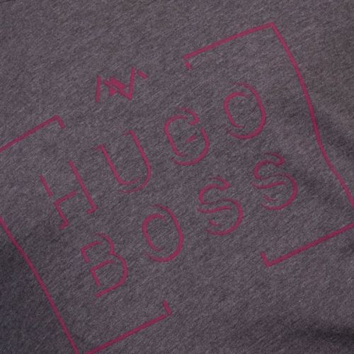 Green Mens Medium Grey Logo Tee 1 S/s T Shirt 15112 by BOSS from Hurleys