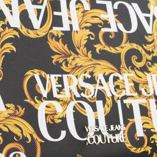 Womens Black/Gold Baroque Print Clutch Bag 43802 by Versace Jeans Couture from Hurleys