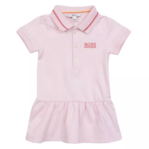 Baby Pink Polo Dress 19611 by BOSS from Hurleys