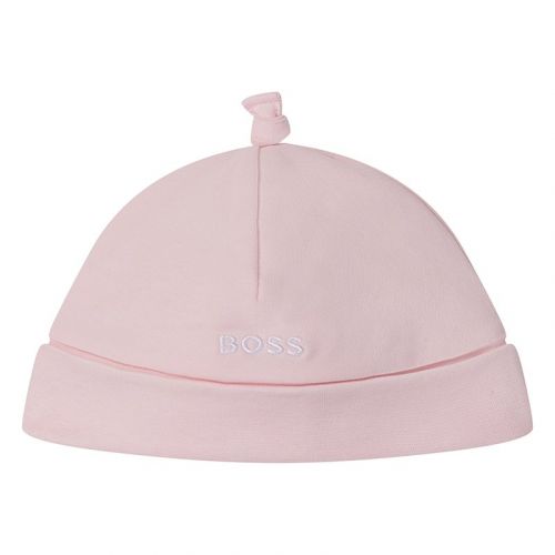 Baby Pale Pink Soft Hat 103888 by BOSS from Hurleys