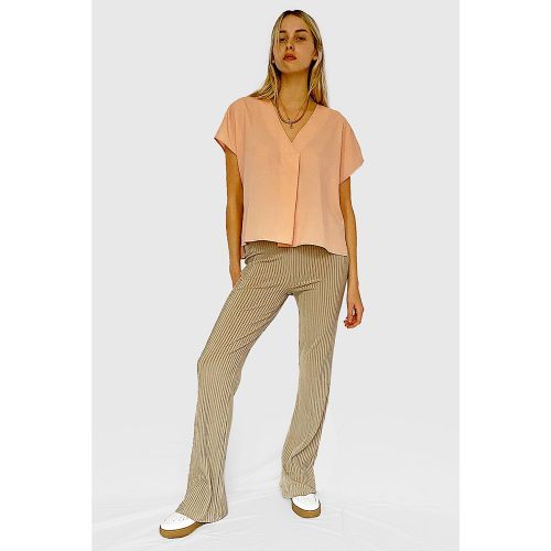 Womens Dusty Pink Crepe Light V Neck Top 91959 by French Connection from Hurleys