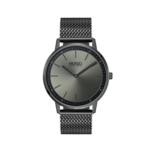 Mens Grey Exist Mesh Strap Watch 78763 by HUGO from Hurleys