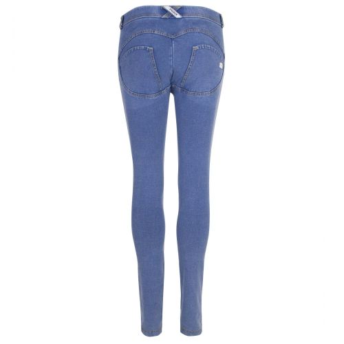 Womens Light Blue Mid Rise Skinny Jeans 26093 by Freddy from Hurleys