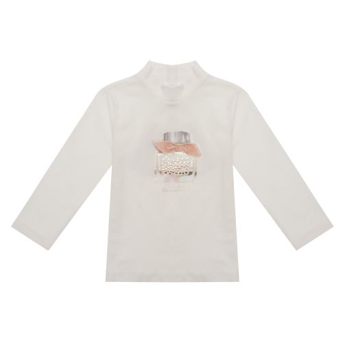 Infant Natural & Rose Perfume Mock Neck Top 29792 by Mayoral from Hurleys