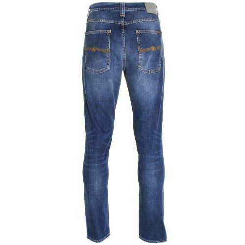 Mens Bay Blue Wash Lean Dean Slim Fit Jeans 22927 by Nudie Jeans Co from Hurleys