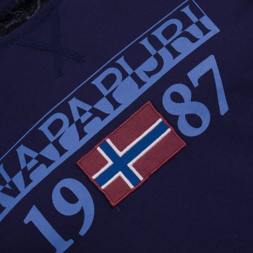 Mens Blue Marine Solin S/s T Shirt 17235 by Napapijri from Hurleys