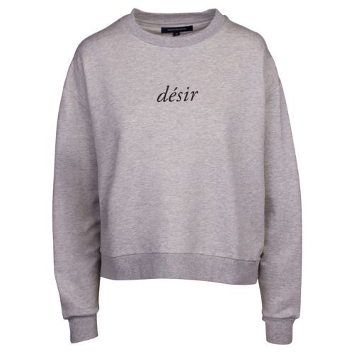 Womens Light Grey Marl Desir Crew Sweat Top 41239 by French Connection from Hurleys
