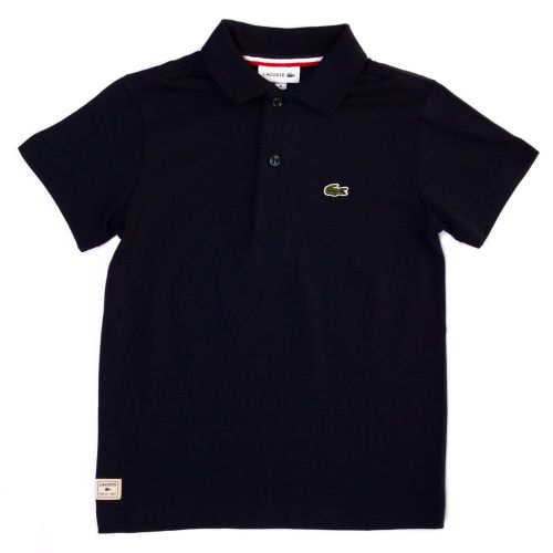 Boys Navy Jersey S/s Polo Shirt 63937 by Lacoste from Hurleys