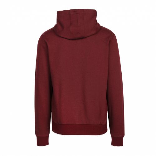 Mens Oxblood Front Logo Hooded Sweat Top 49907 by Calvin Klein from Hurleys