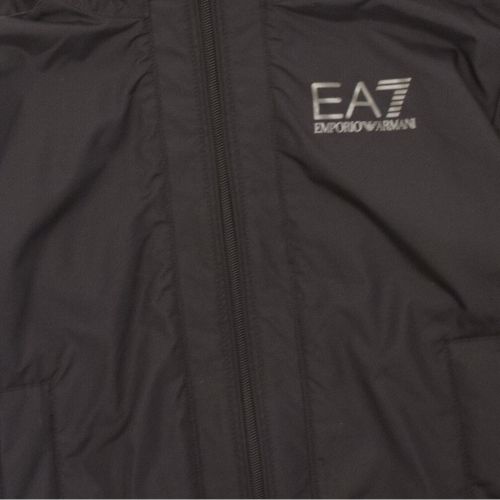 Boys Black Branded Hooded Jacket 30677 by EA7 Kids from Hurleys