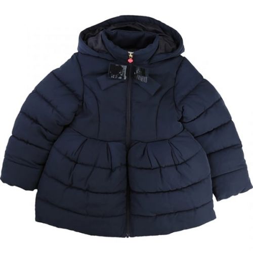 Girls Navy Bow Puffer Jacket 13133 by Billieblush from Hurleys