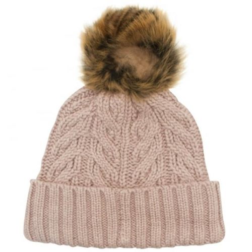 Womens Sterling Heather Knitted Hat With Pom 17515 by UGG from Hurleys